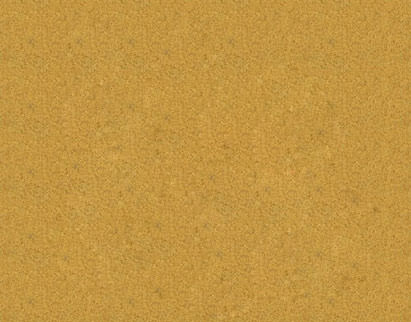 Detailed close-up of a coarse, sandy-textured surface in a uniform mustard yellow color, showing the granular composition.