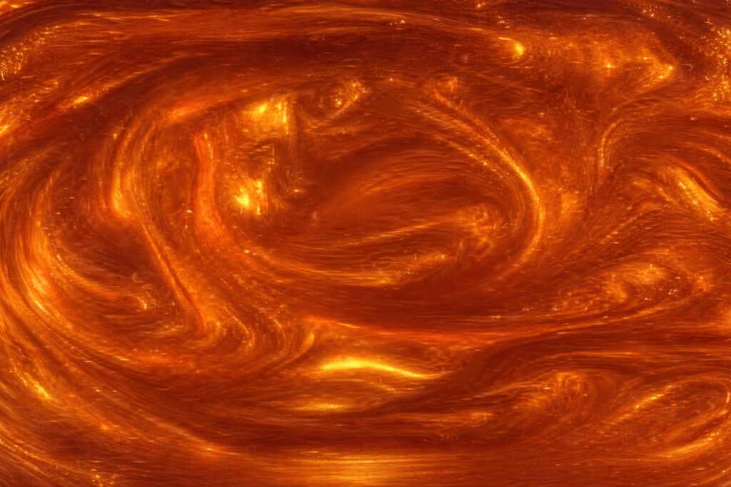 Orange Gold Metallic Epoxy Texture